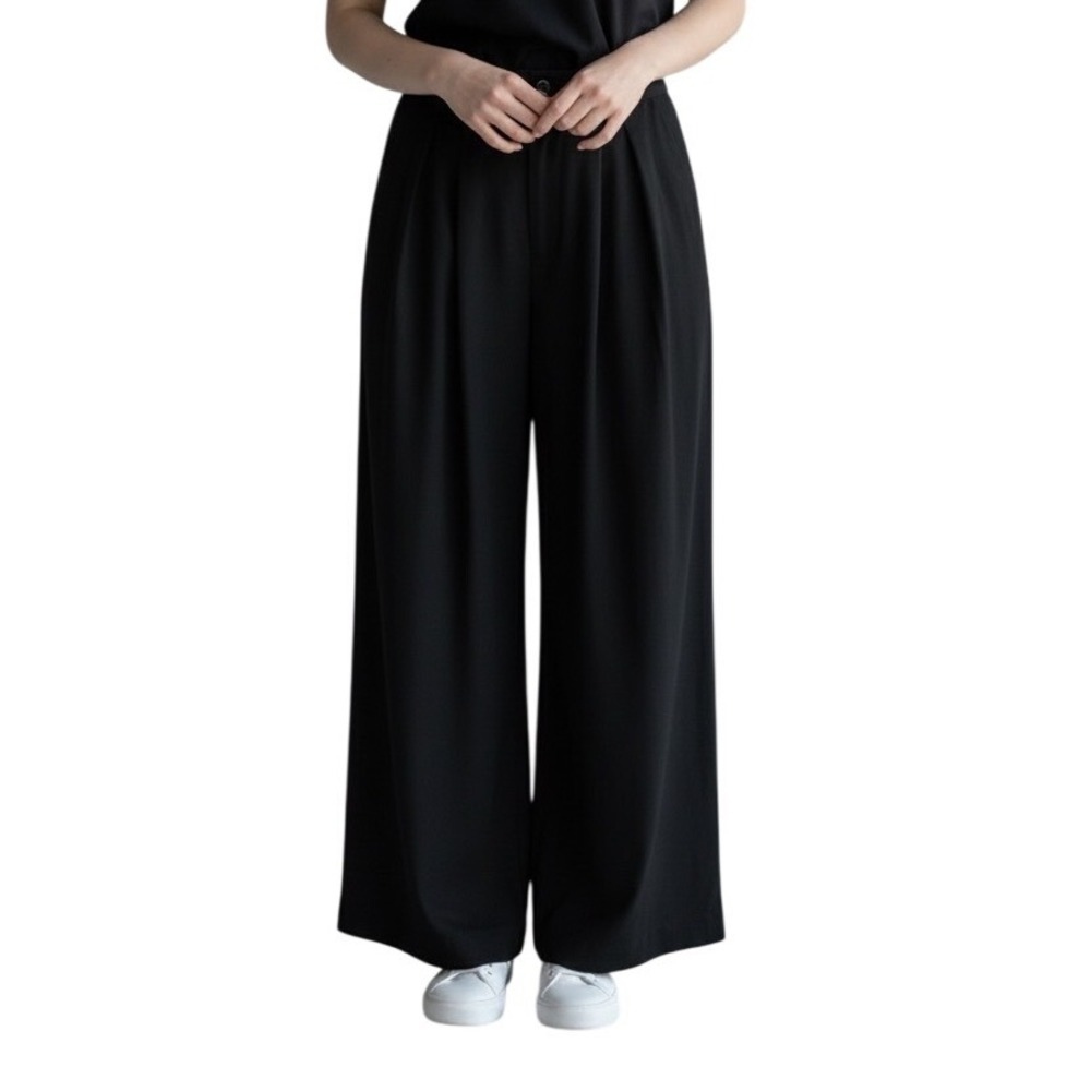 Jenni Kayne Pleated Wide Leg Trousers Size 2